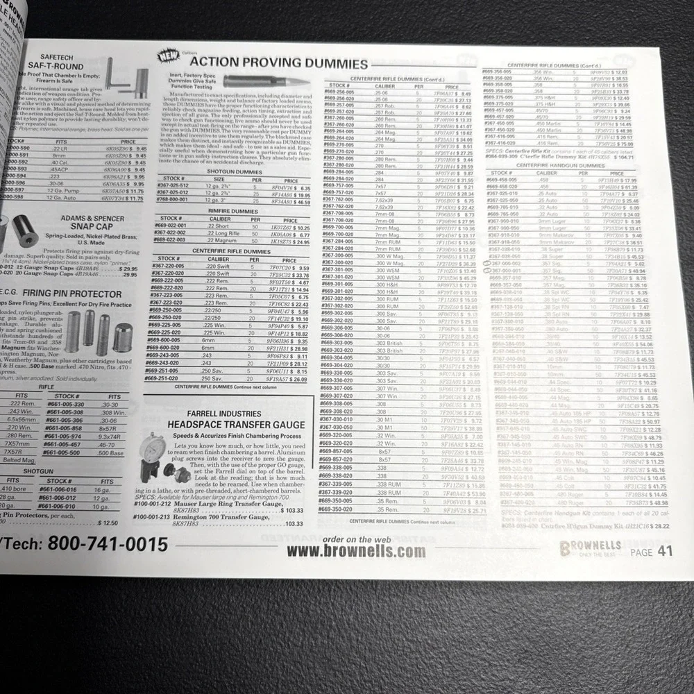 BROWNELL'S Master Catalog #58 2005-2006